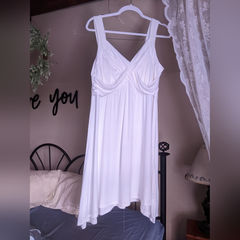 Women's NY&Co Ivory White Dress XL
